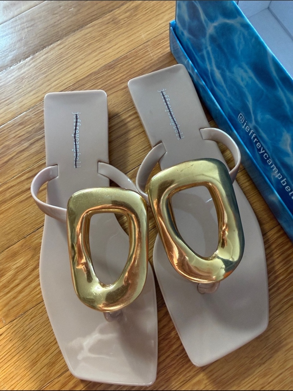 New Anthropologie Jeffrey Campbell Jelly Linques Sandals Size 8 - Picture 9 of 12